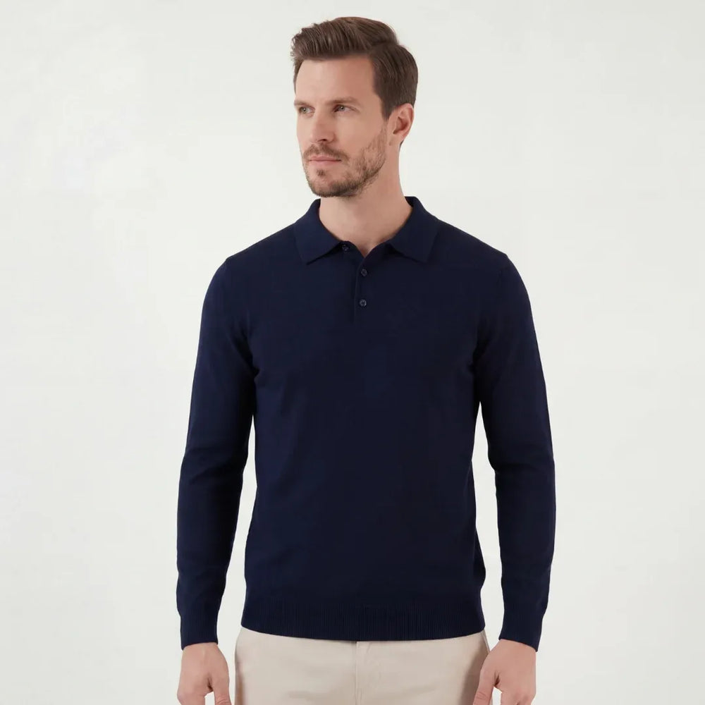Blue Classic Polo Shirt